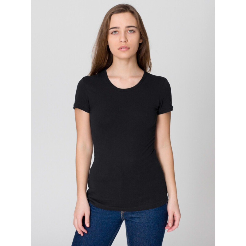 6321 Sheer Jersey Cap Sleeve T-Shirt Thumbnail