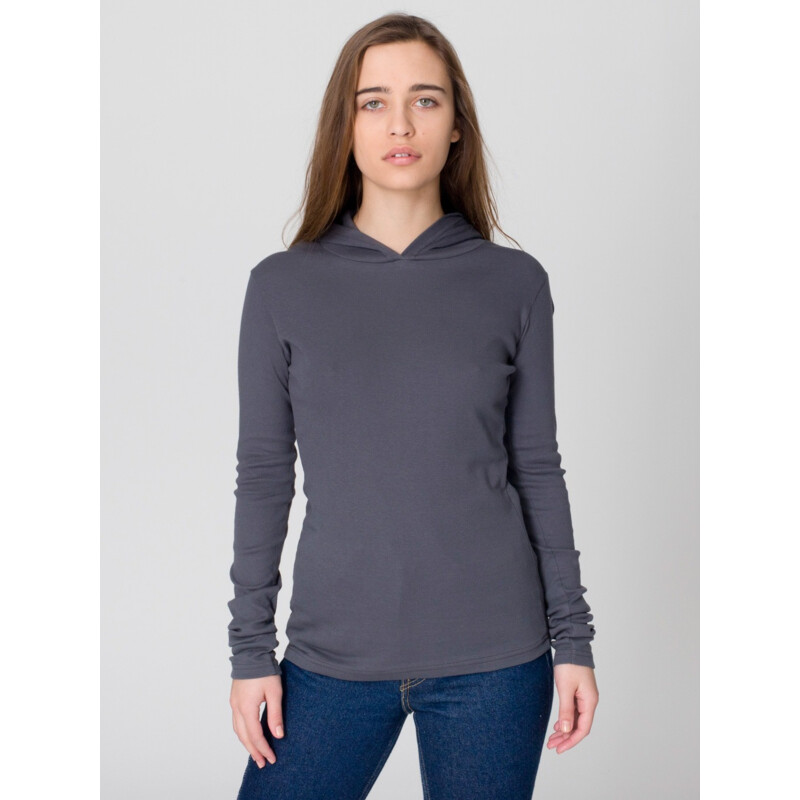 4398 Baby Rib L/S Hoody Thumbnail