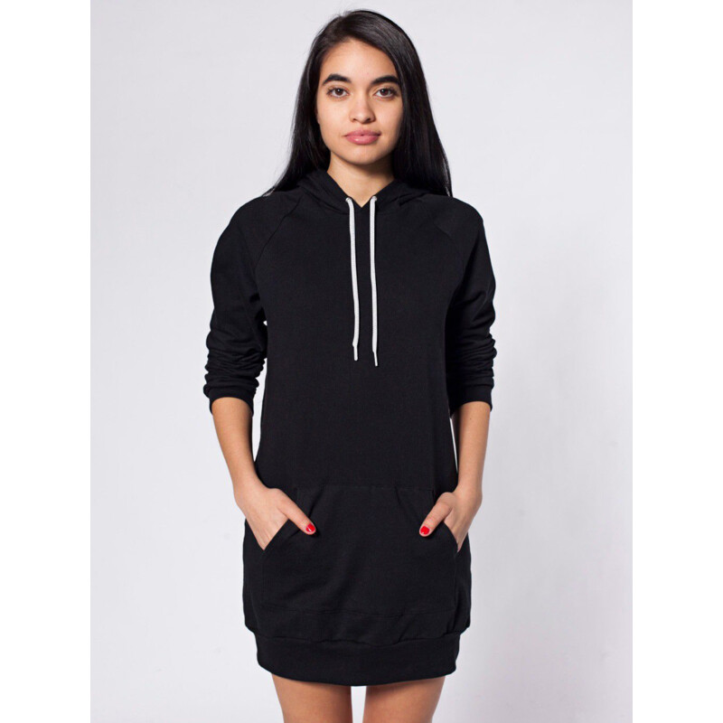 5398 California Fleece Pullover Raglan Hoody Dress Thumbnail