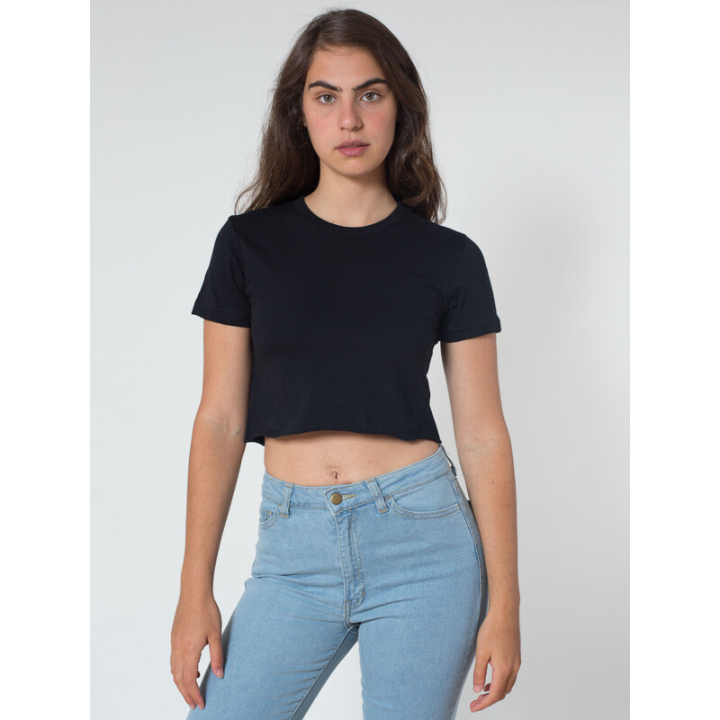 2380 Fine Jersey S/S Cropped T-Shirt Thumbnail