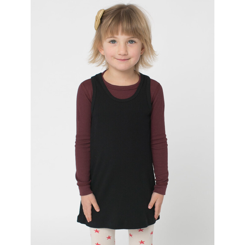 3135 Toddler 2x1 Rib Racerback Dress Thumbnail